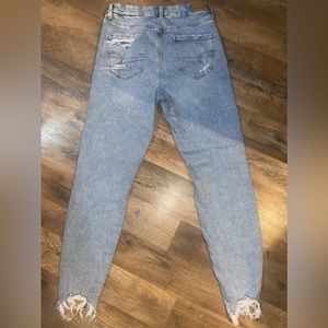 American Eagle Light Washed Next Level Stretch High Waisted Jeans